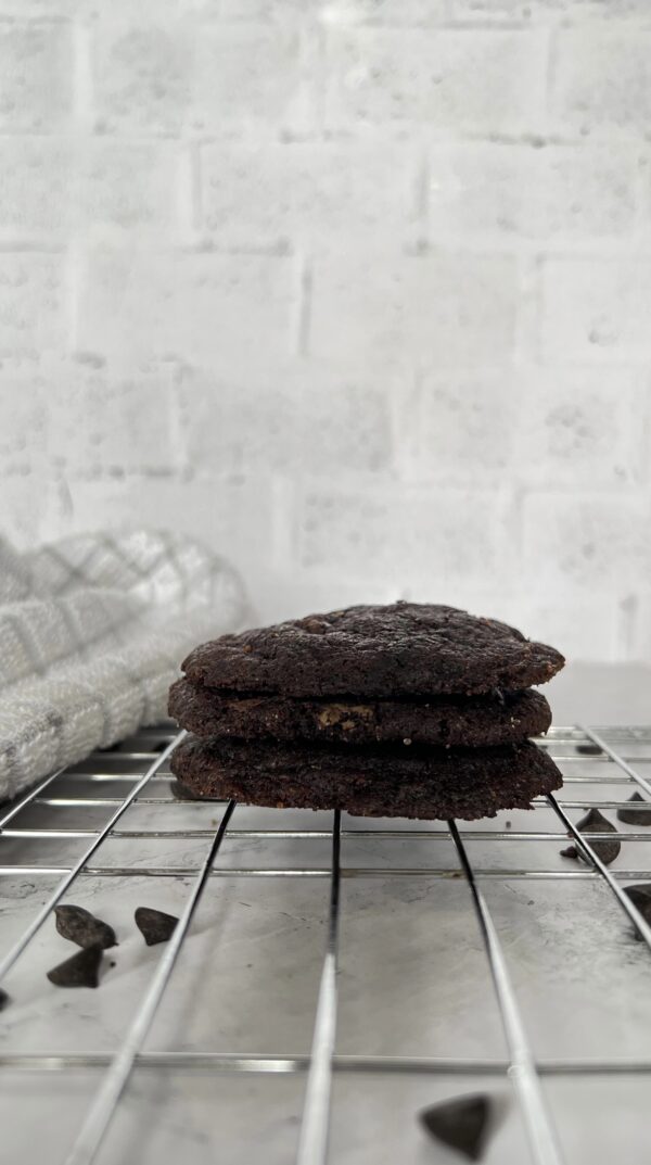 homemade double dark chocolate cookies in Addis Ababa